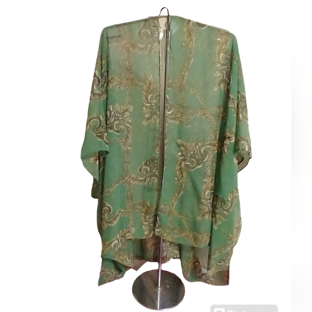 Cato Green Open Front Top
